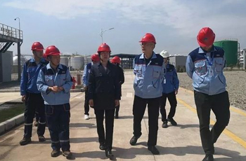 区安全监管局王瑞珍副局长带队到惠州市华达通石化有限公司开展调研工作